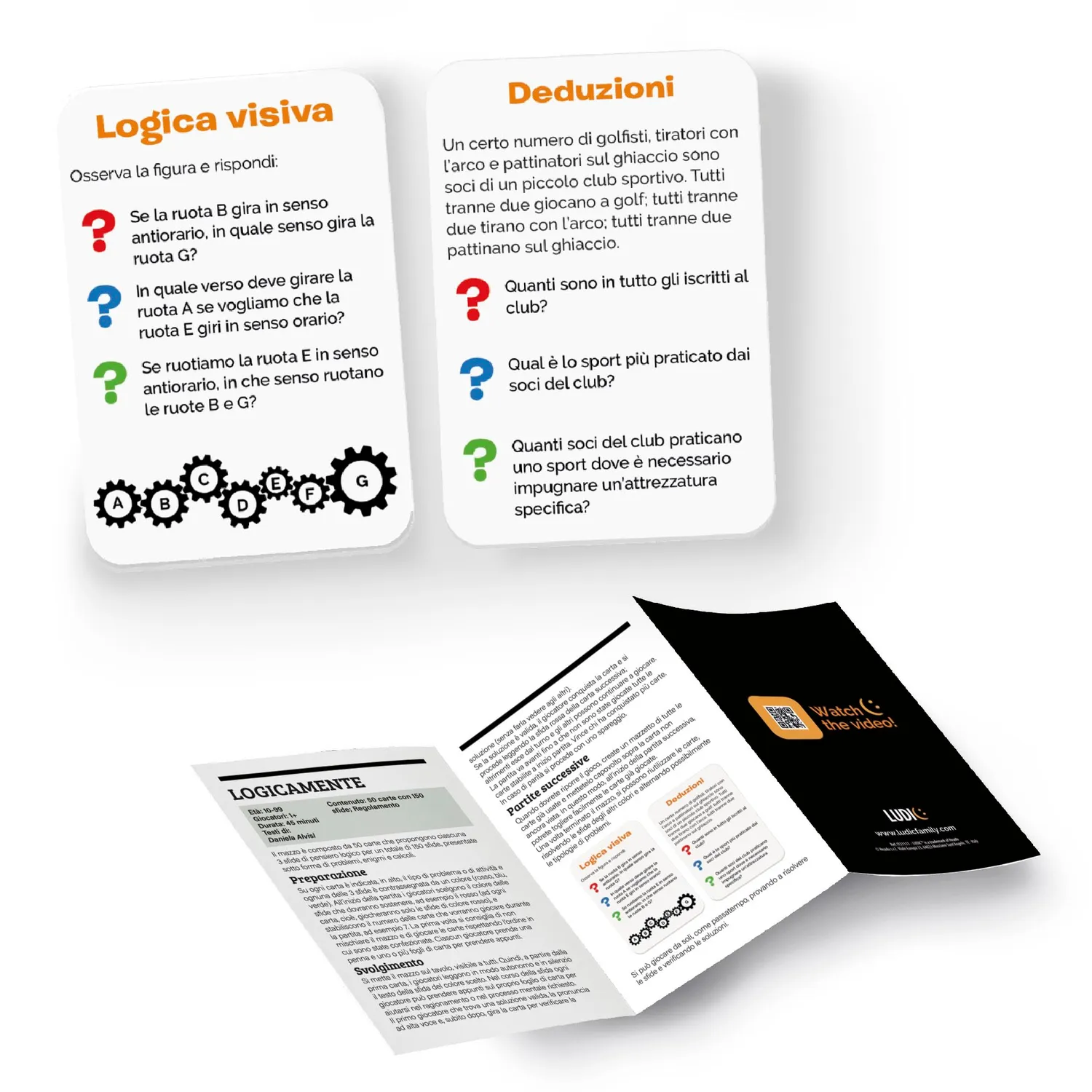Ludic Logicamente gioco di carte 150 sfide logica
