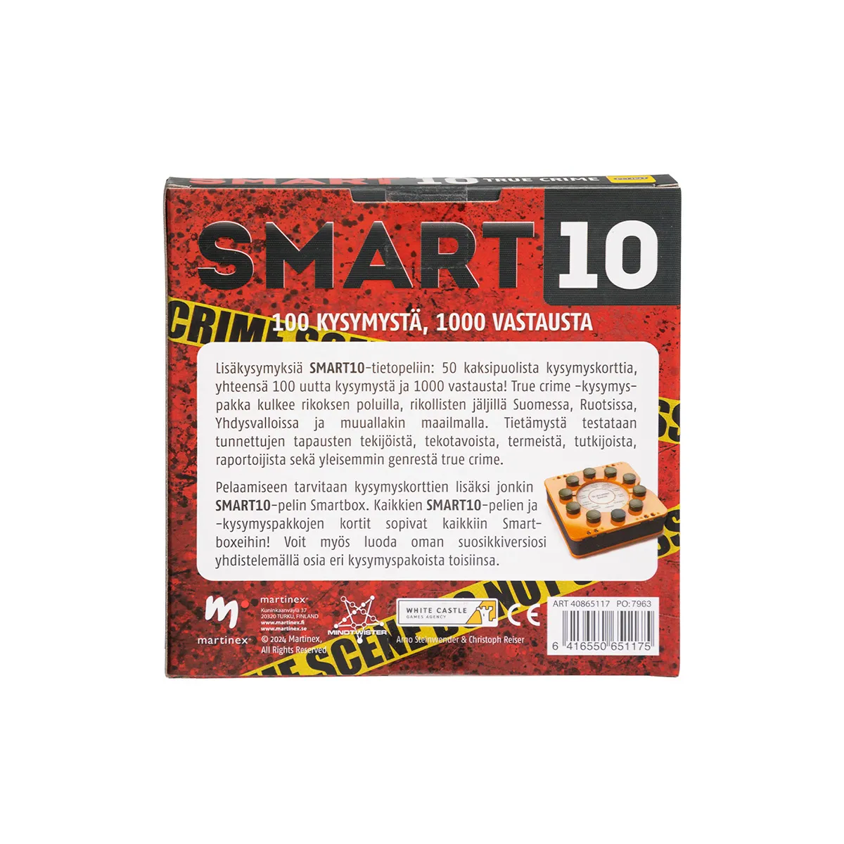 Peliko Smart10 True Crime espansione quiz 50 carte