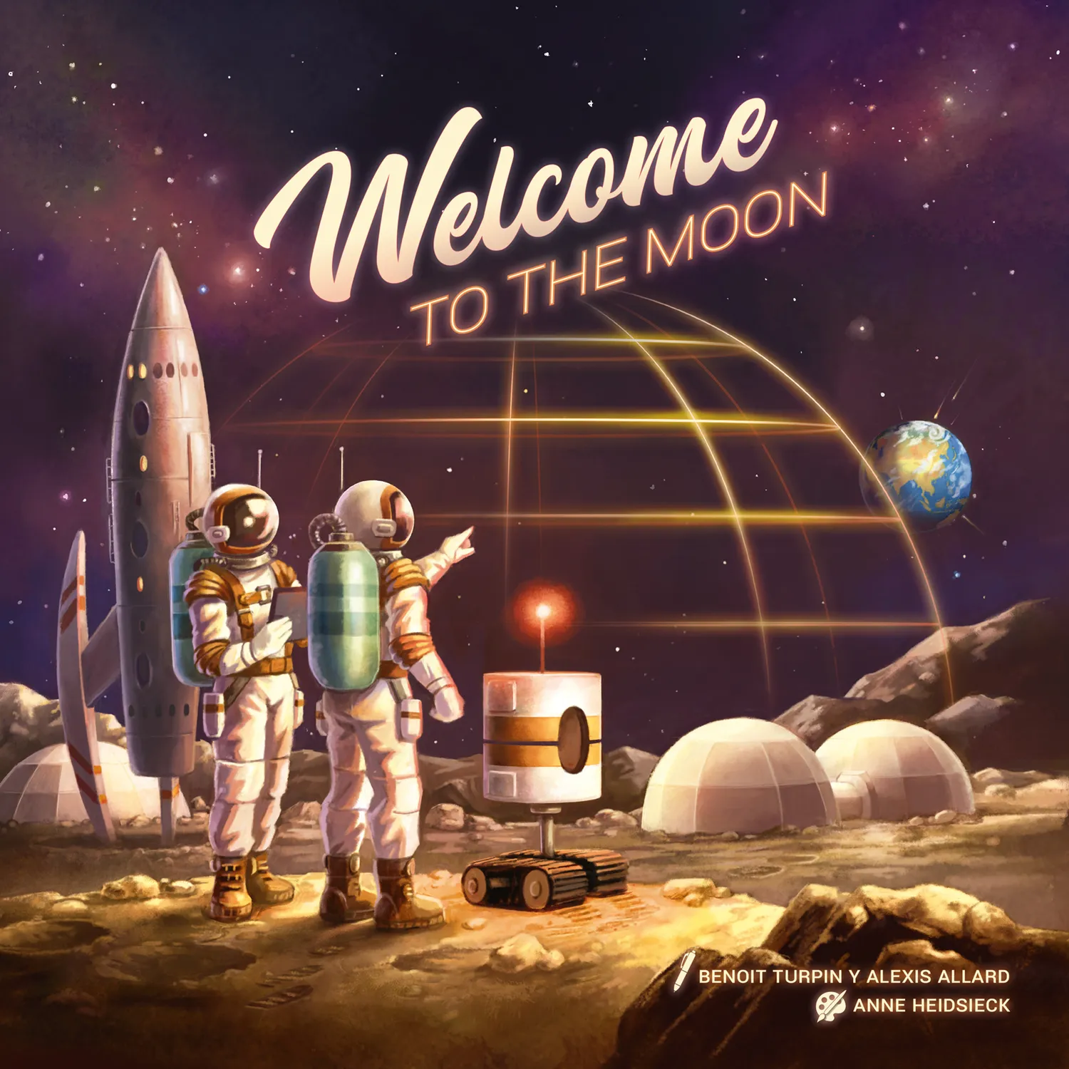 SD Games Welcome to the Moon gioco roll write spazio