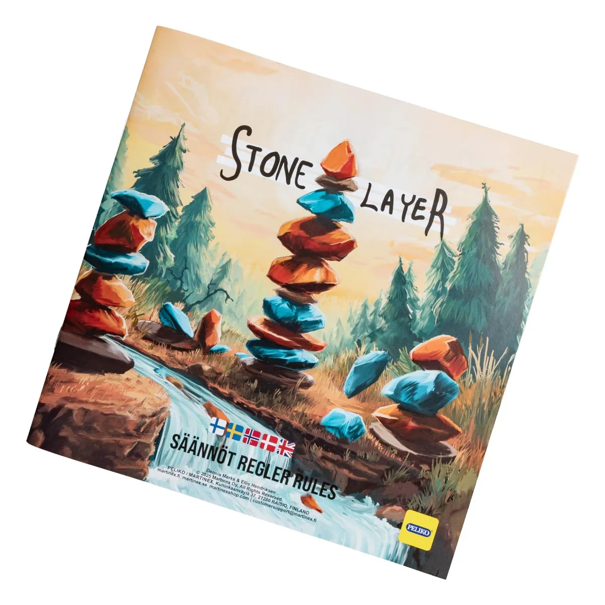 Peliko Stone Layer gioco da tavolo di equilibrio
