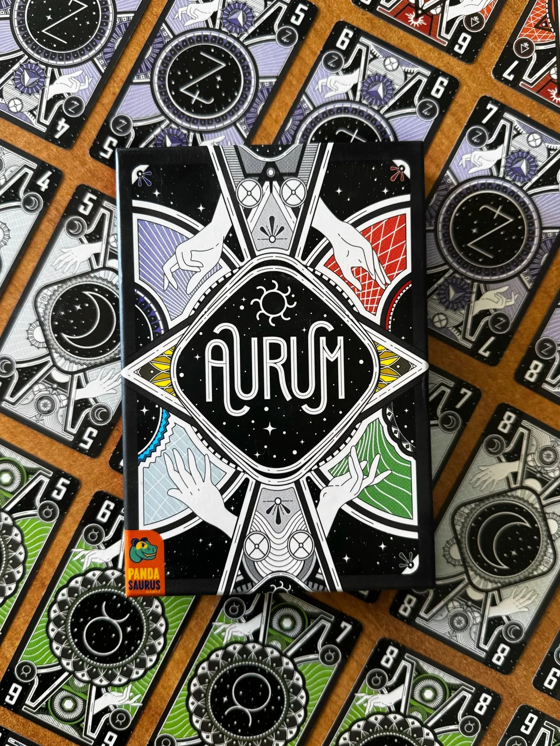 Giochi Uniti Aurum gioco di carte prese alchimisti 3-4 giocatori