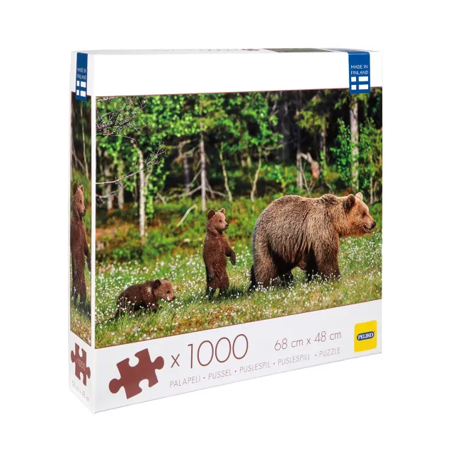 Peliko Karhuperhe puzzle 1000 pezzi famiglia orsi