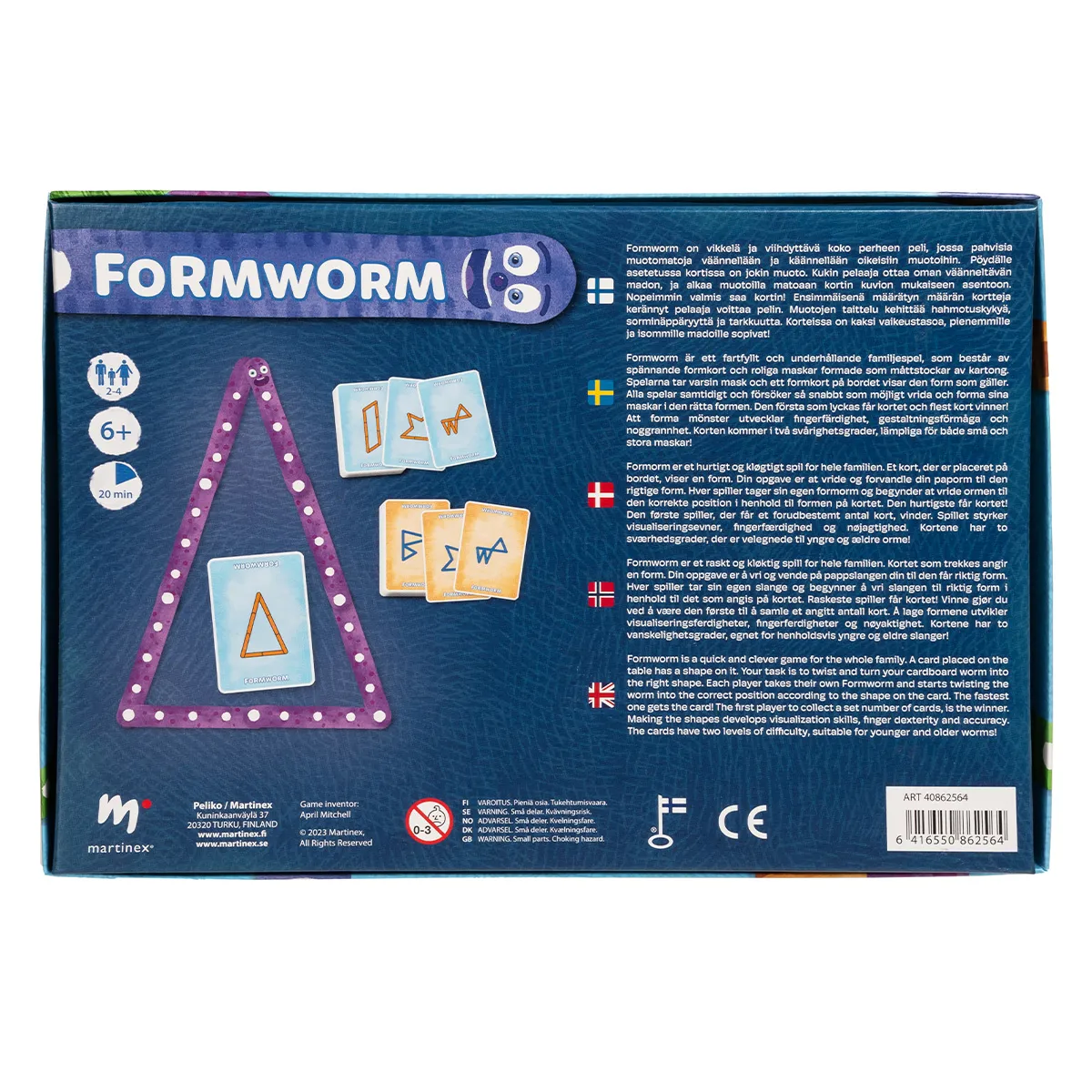 Peliko Formworm gioco per bambini vermi forme
