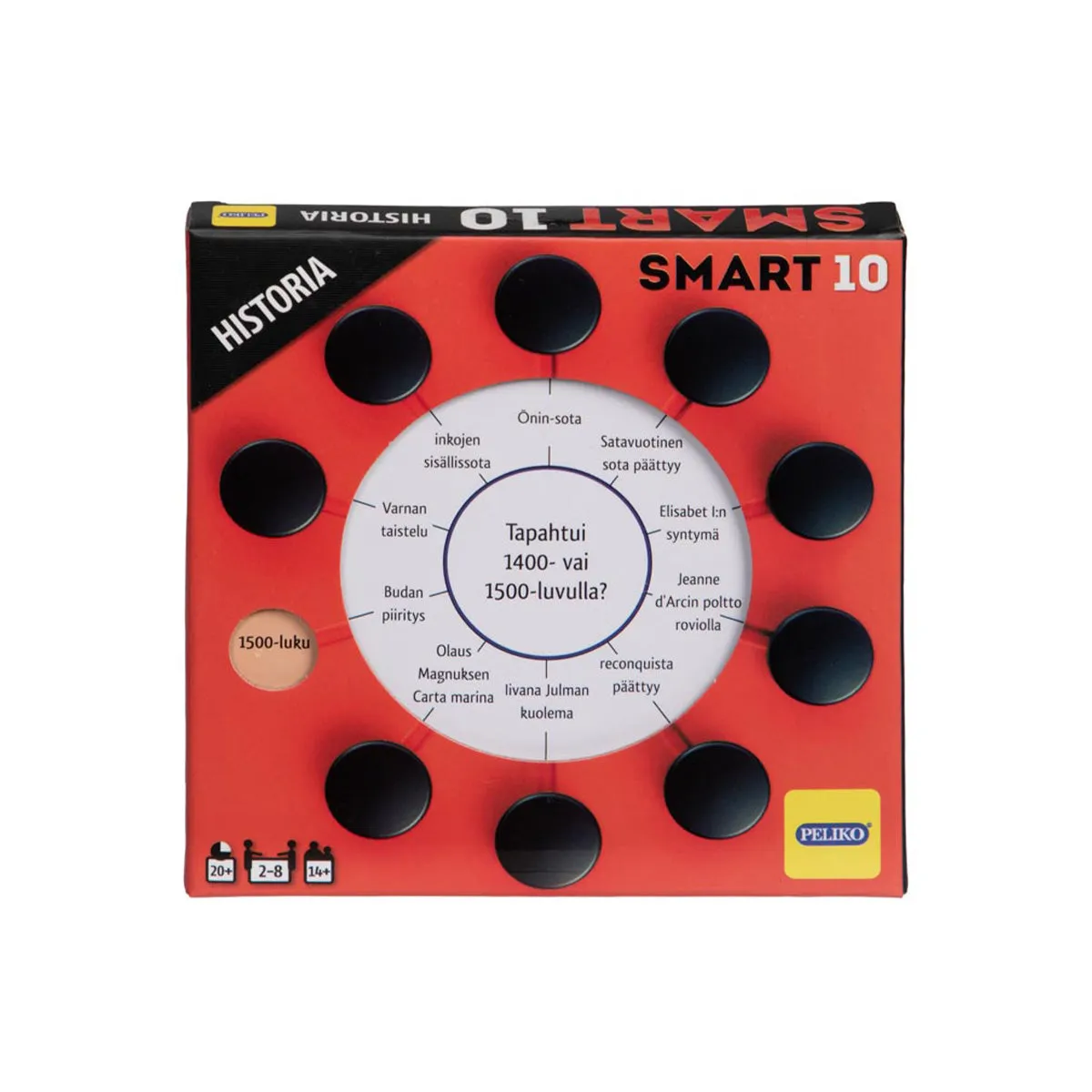 Peliko Smart10 Historia espansione quiz 50 carte finlandese