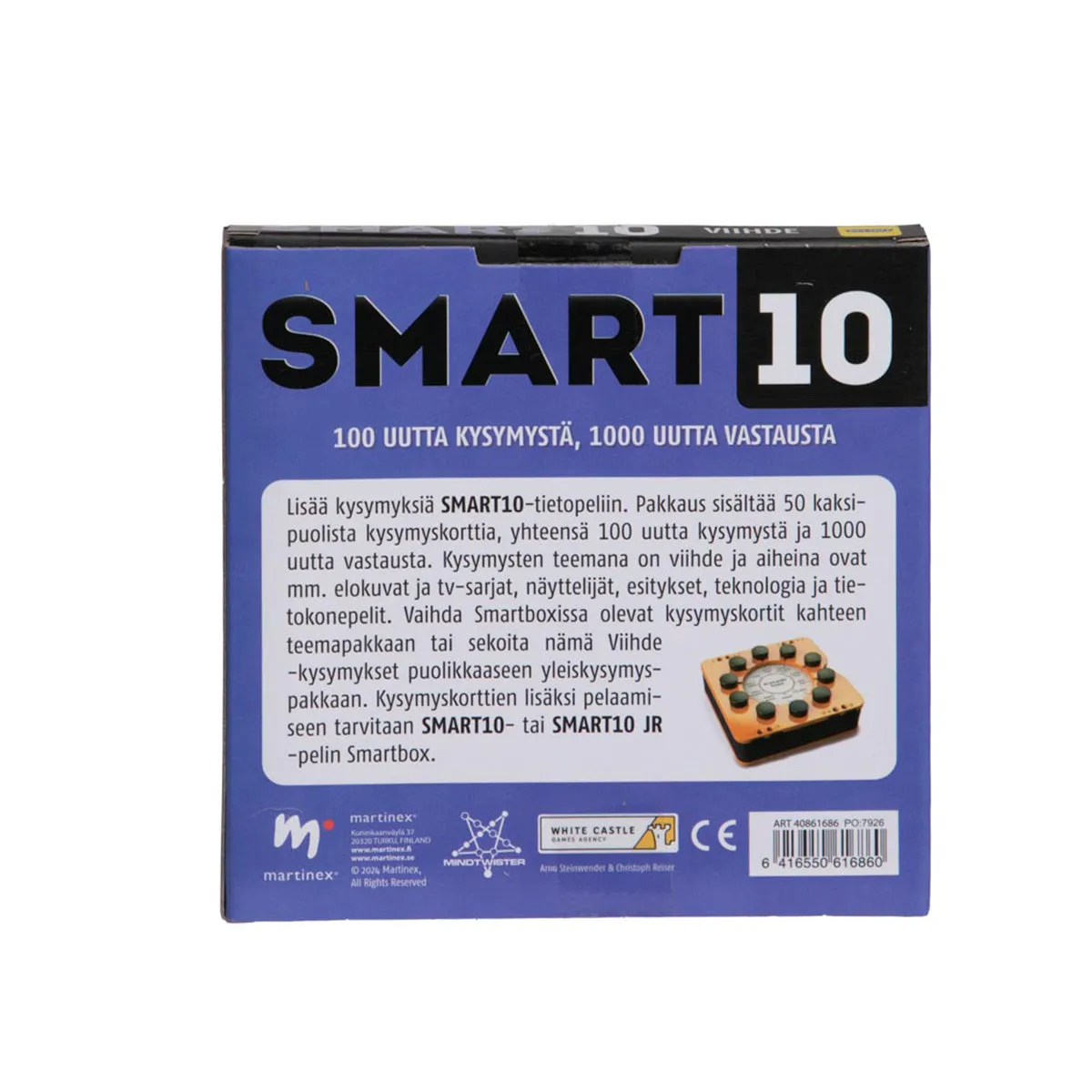 Peliko Smart10 Viihde espansione quiz 50 carte