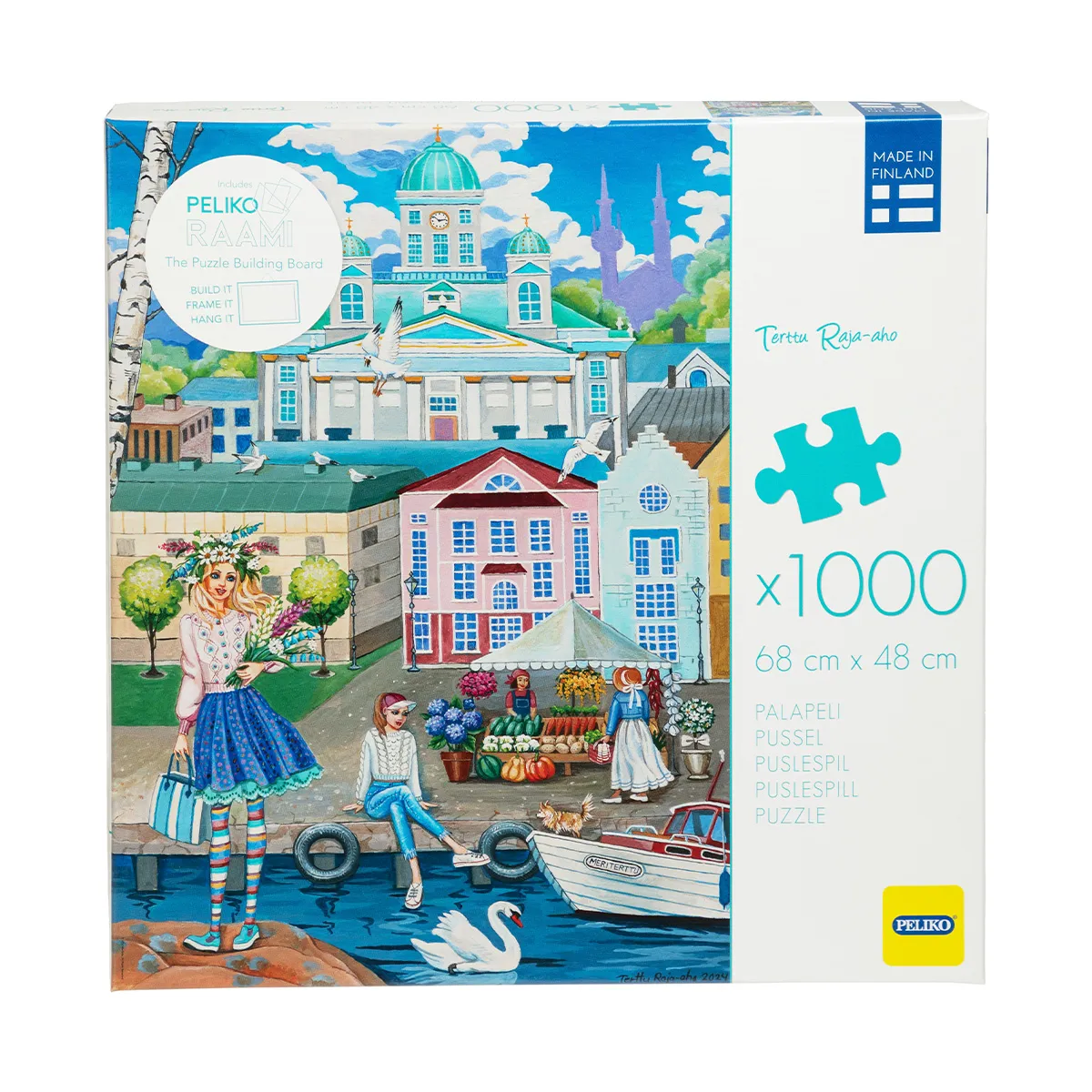 Peliko Terttu Raja-aho Helsinki puzzle 1000 pezzi città