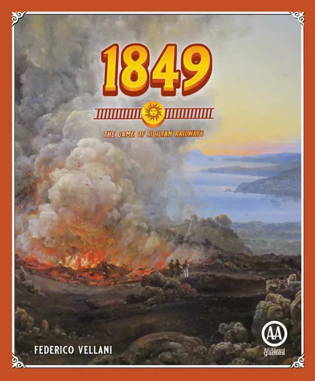 All-Aboard 1849 gioco da tavolo base treni Sicilia