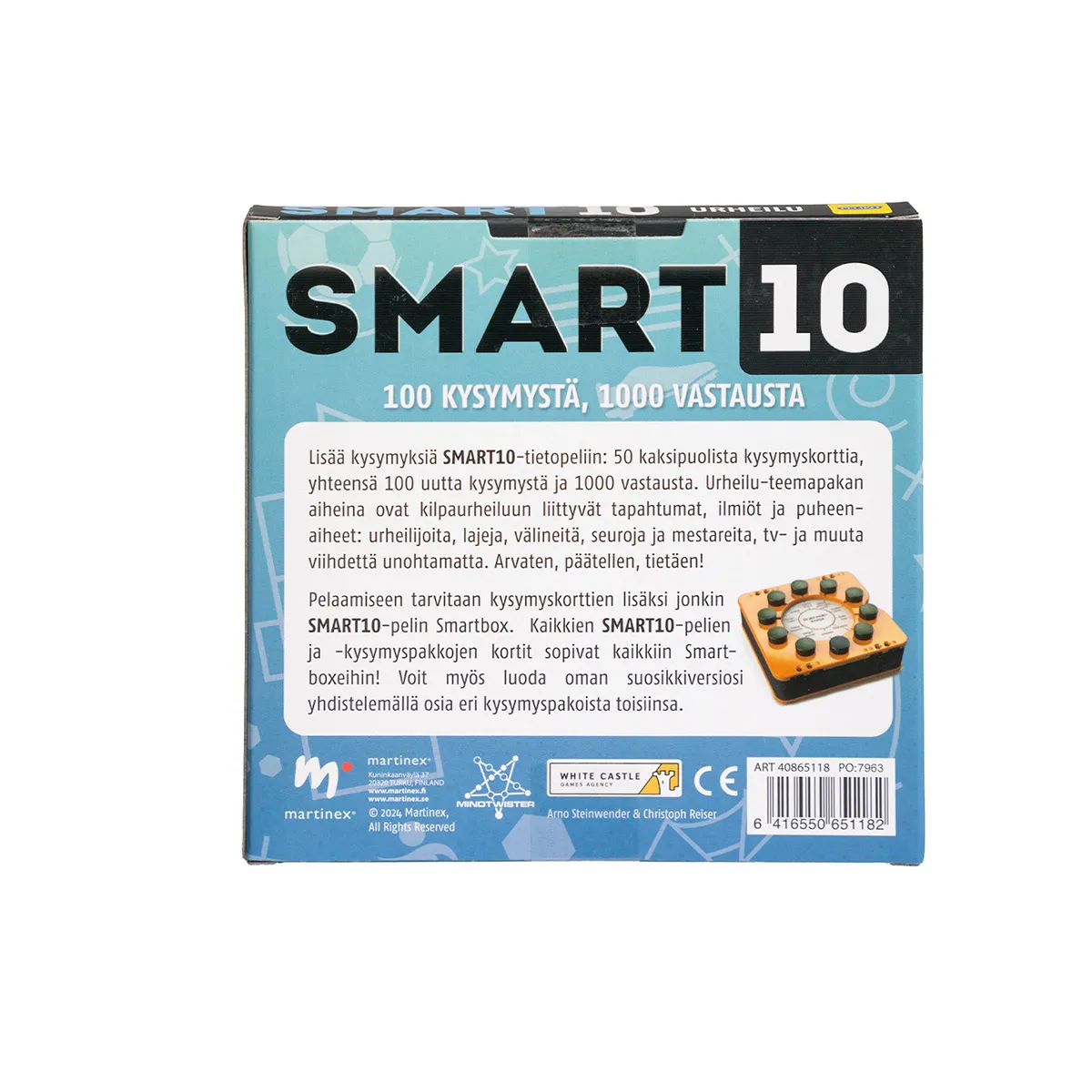 Peliko SMART10 Urheilu espansione quiz 50 carte sport