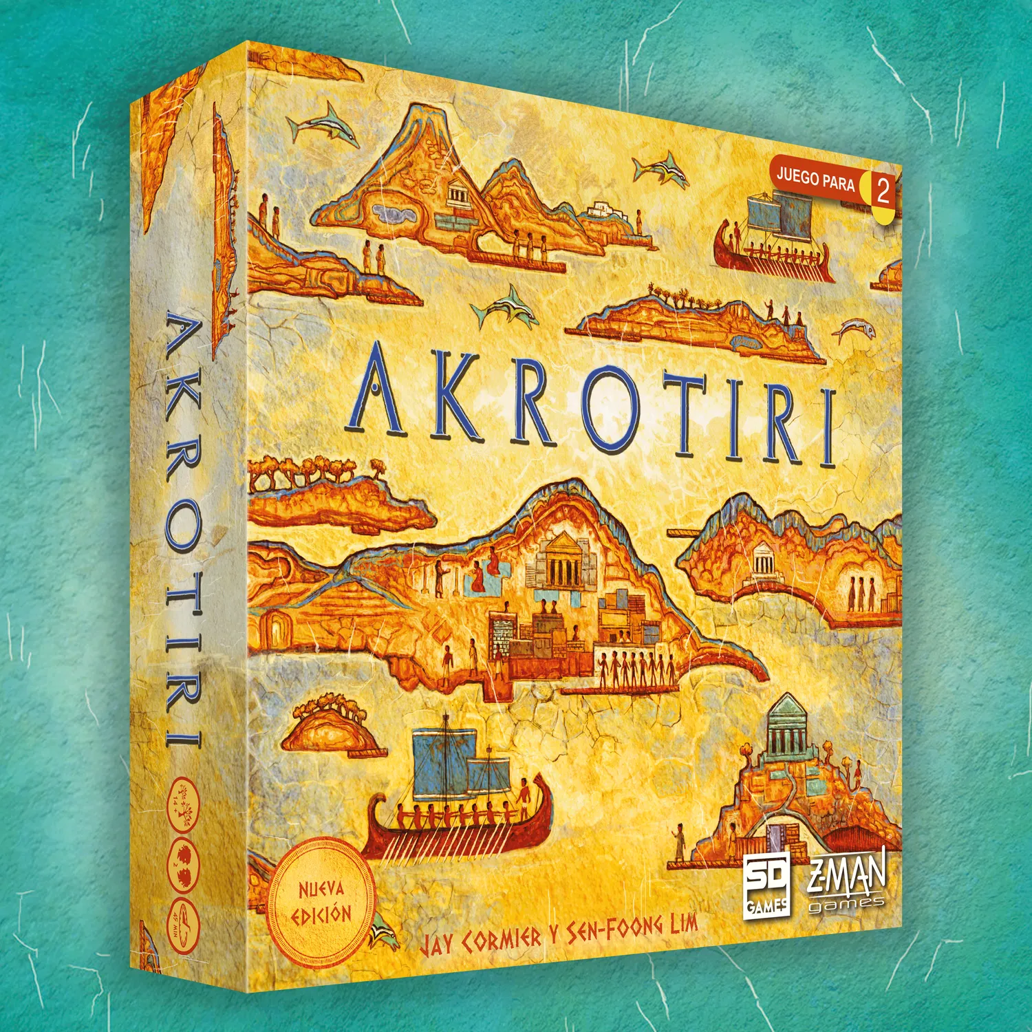SD Games Akrotiri gioco tavolo mappe esplorazione 2 giocatori