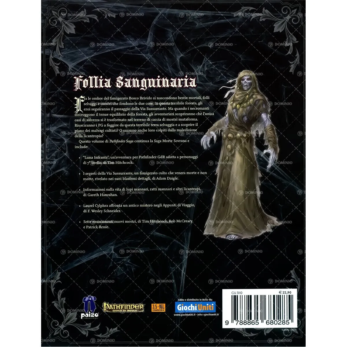 Giochi Uniti Pathfinder Morte Sovrana Luna Infranta avventura