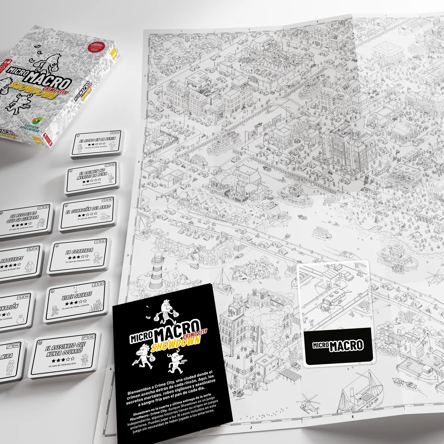 SD Games MicroMacro Showdown gioco investigativo 16 casi