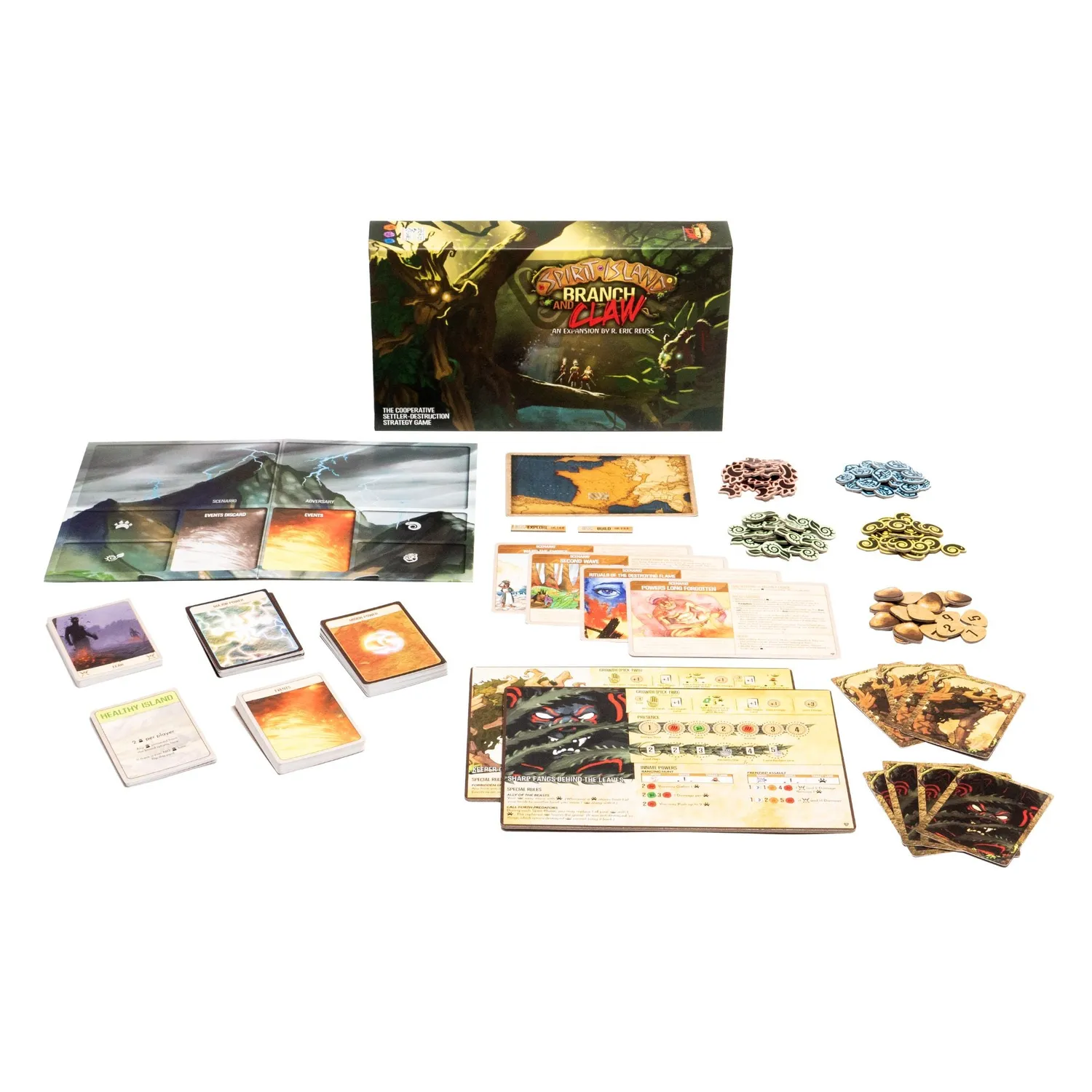 Spirit Island Branch & Claw espansione gioco con eventi