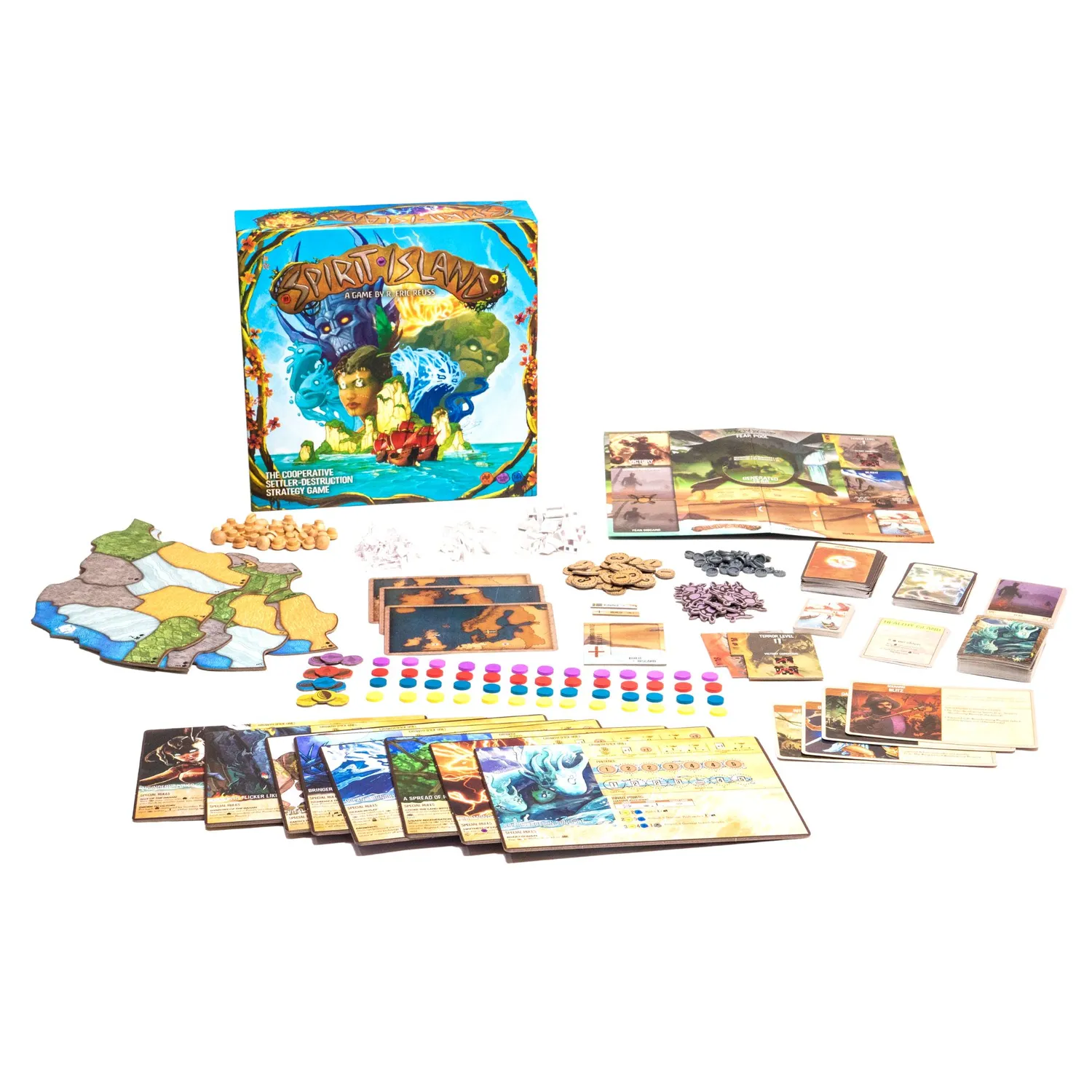 Spirit Island gioco da tavolo cooperativo base 1-4 giocatori