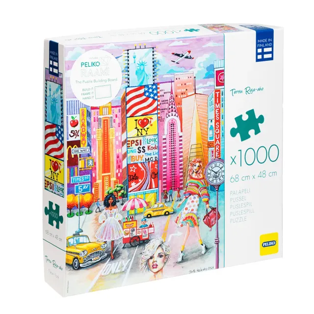 Peliko New York puzzle 1000 pezzi colorato