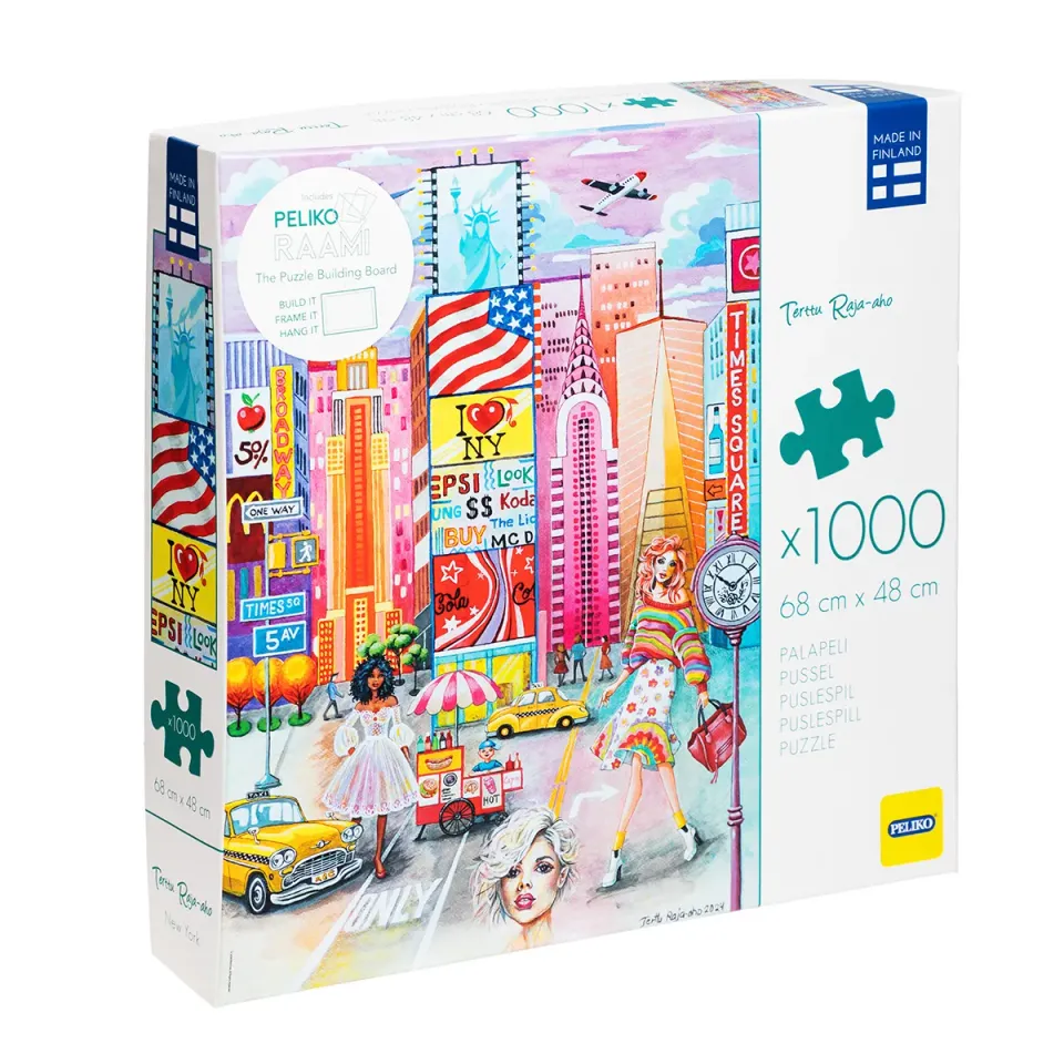 Peliko New York puzzle 1000 pezzi colorato