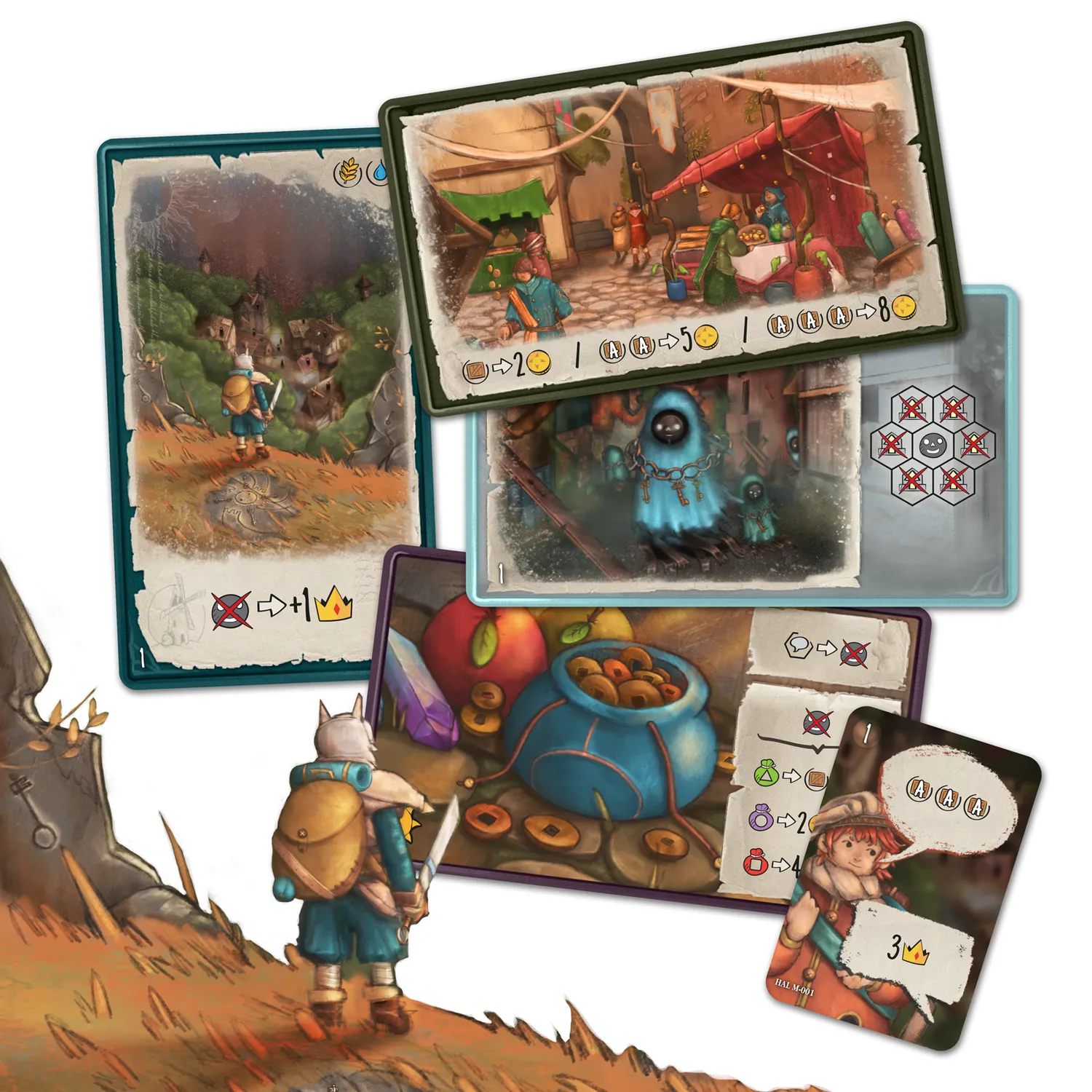 SD Games Haunted Lands gioco tavolo 2-4 giocatori 60 min