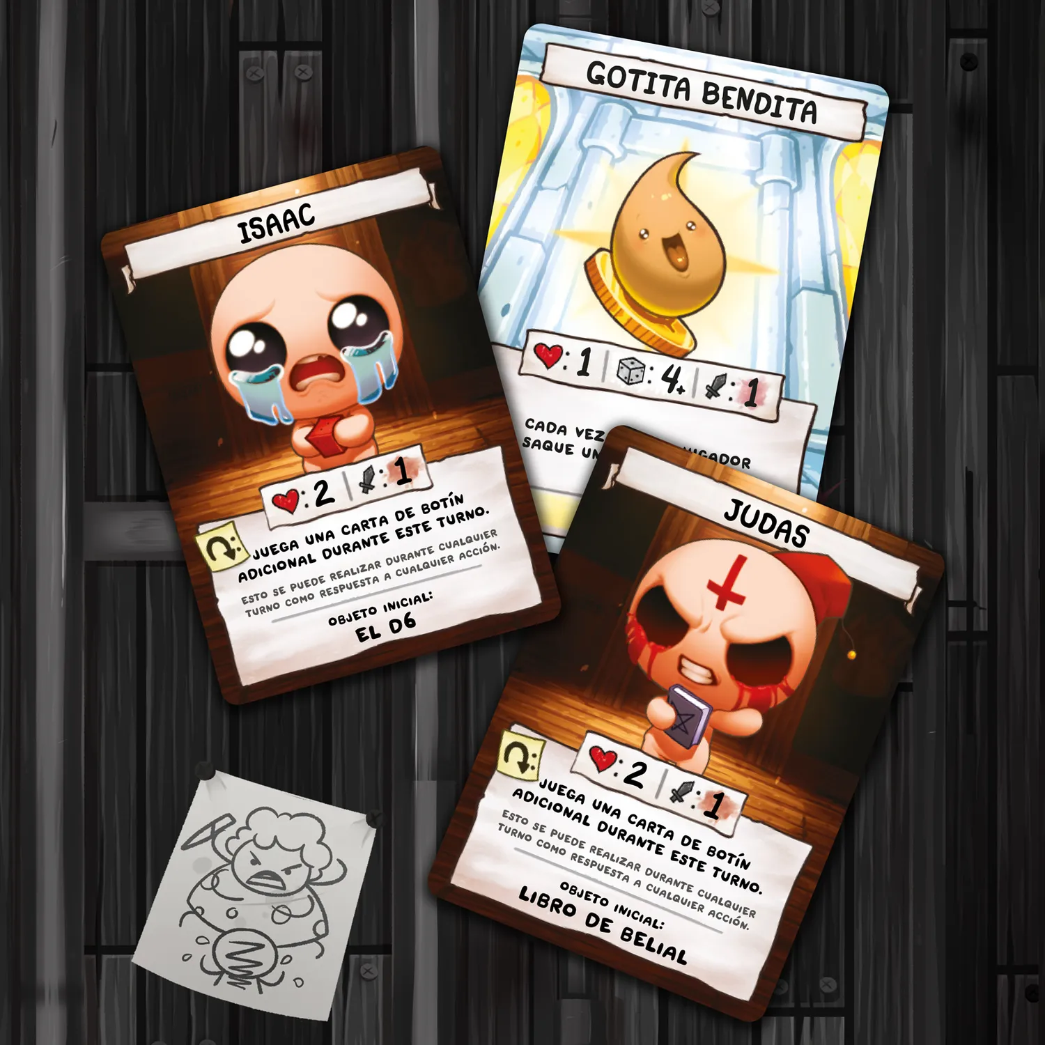 SD Games Binding of Isaac Four Souls carte 2edizione