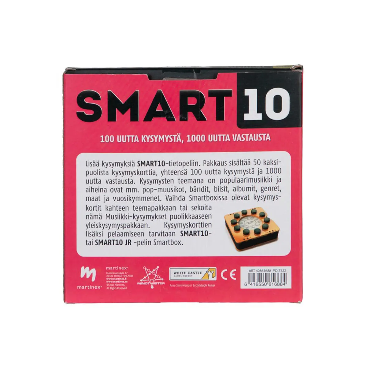 Peliko Smart10 Musiikki espansione quiz 50 carte