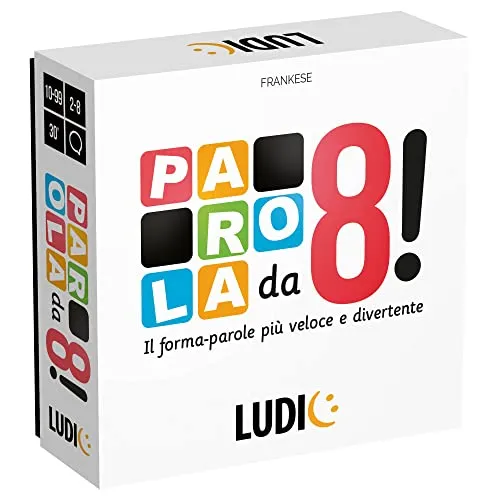 Ludic Parola da 8 IT55416 gioco vecchia versione 2-4 giocatori