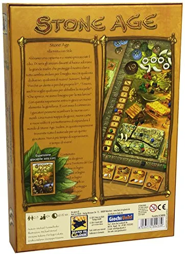 Giochi Uniti Stone Age Alla Meta con Stile 2019 espansione gioielli
