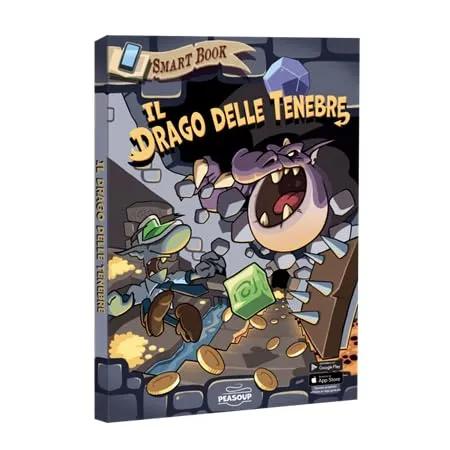 Giochi Uniti Smart Book Il Drago delle Tenebre libro game bambini