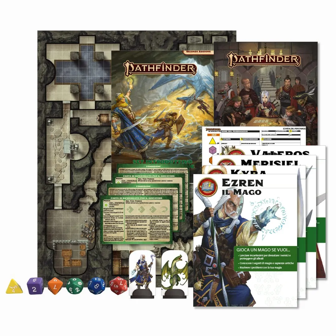 Giochi Uniti Pathfinder Seconda Edizione Set Introduttivo GU3616