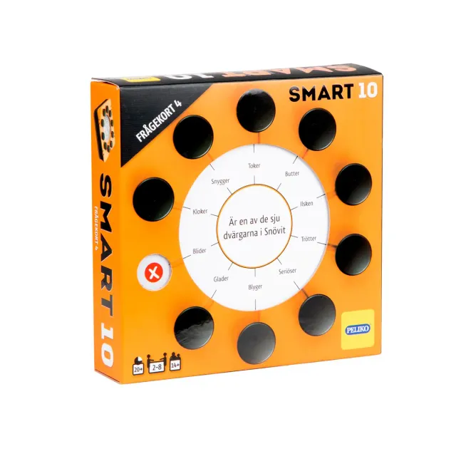 Peliko Smart10 Frågekort 4 quiz svedese 100 carte