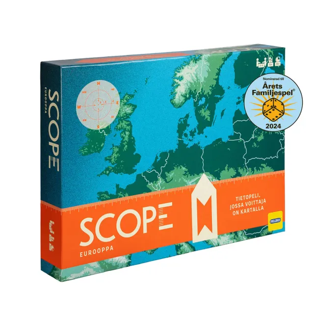 Peliko Scope gioco quiz su mappa edizione finlandese