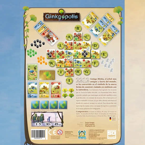 SD Games Ginkgopolis gioco da tavolo strategico