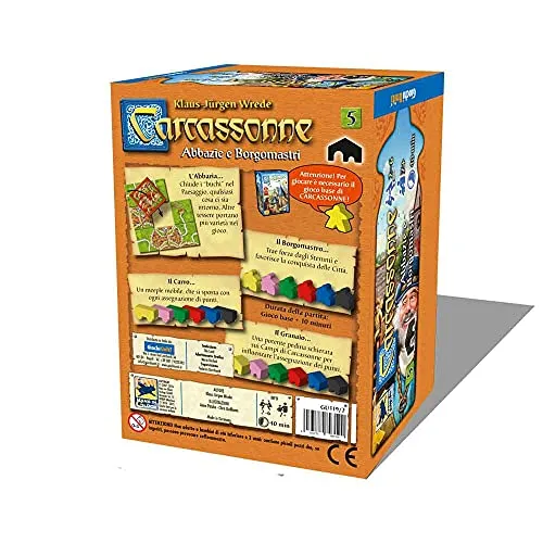 Giochi Uniti Carcassonne Abbazie Borgomastri espansione 5