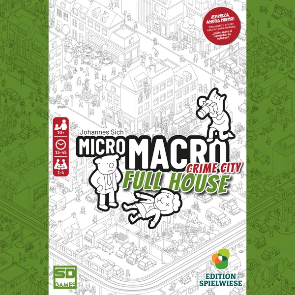 SD Games MicroMacro Full House gioco investigativo 16 casi