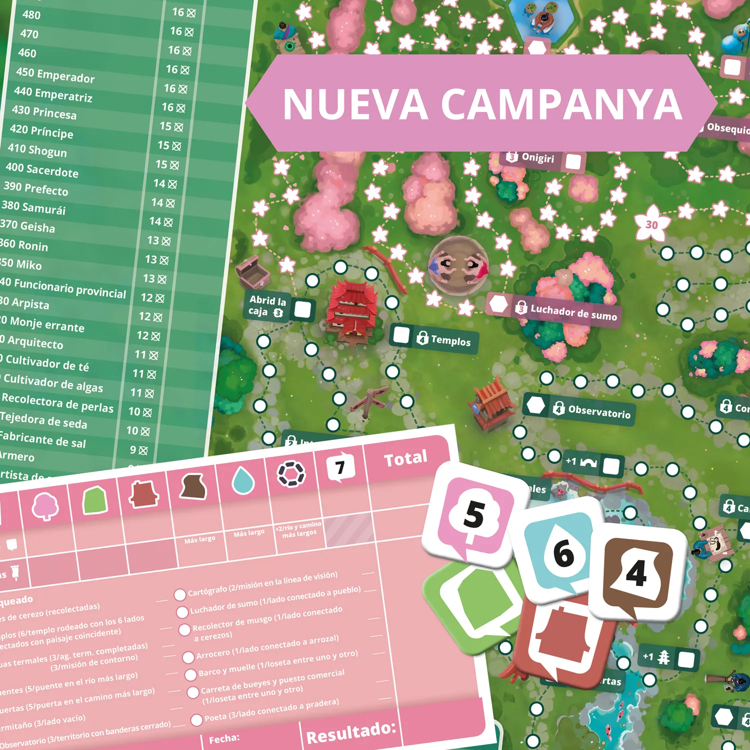 SD Games Dorfromantik Sakura gioco cooperativo Giappone