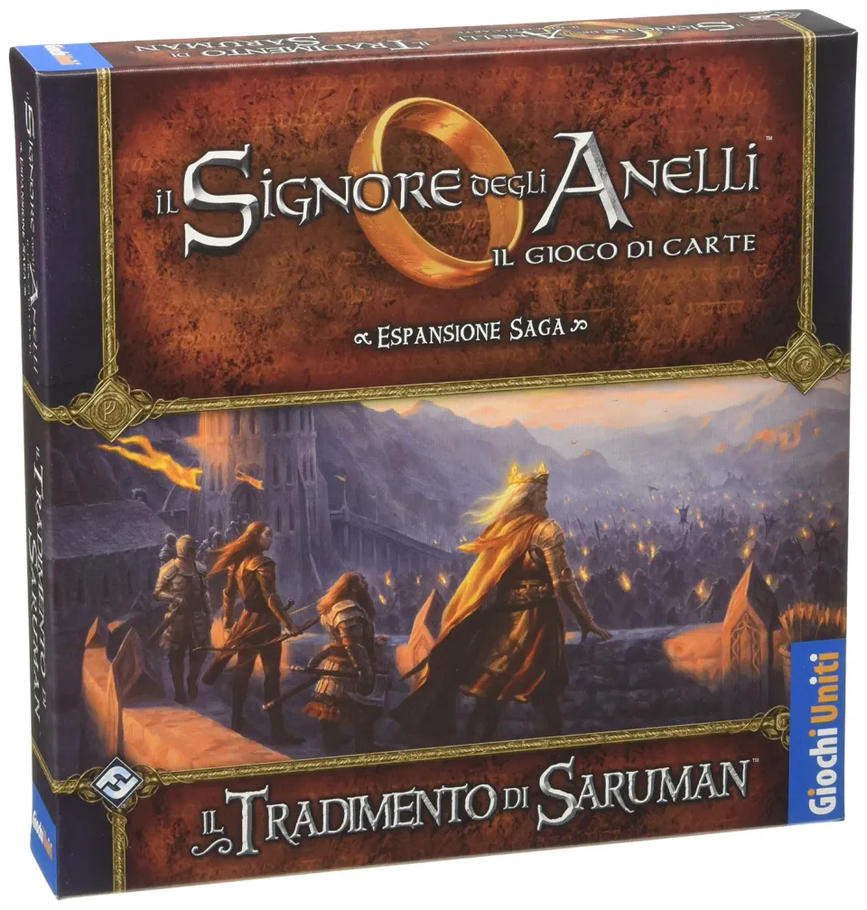 Giochi Uniti Il Signore degli Anelli LCG Tradimento di Saruman espansione