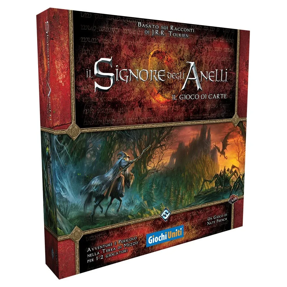 Giochi Uniti Signore degli Anelli LCG GU651 gioco carte 1-2 giocatori