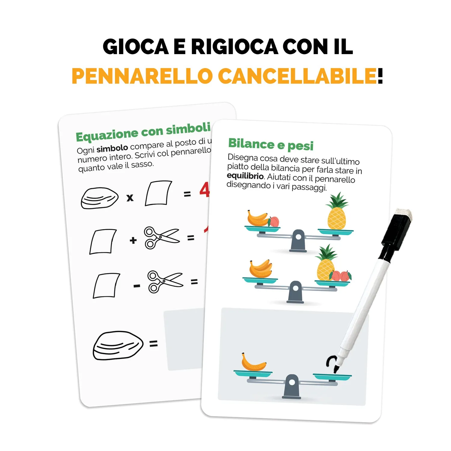 Ludic Cards LogiX gioco logica carte riutilizzabili